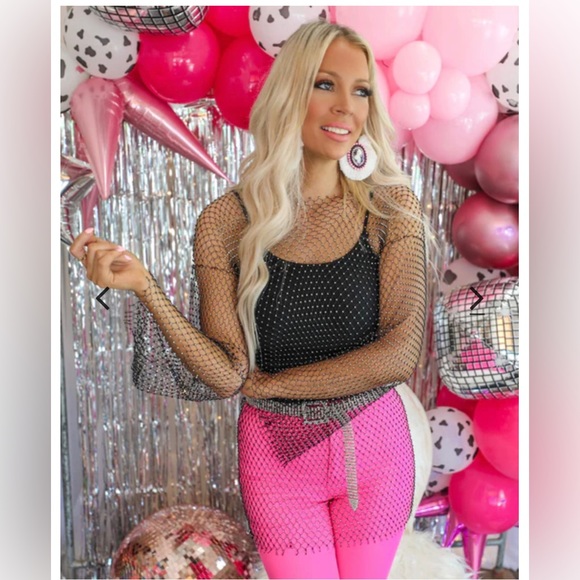 Black Rhinestone Top - Picture 13 of 17